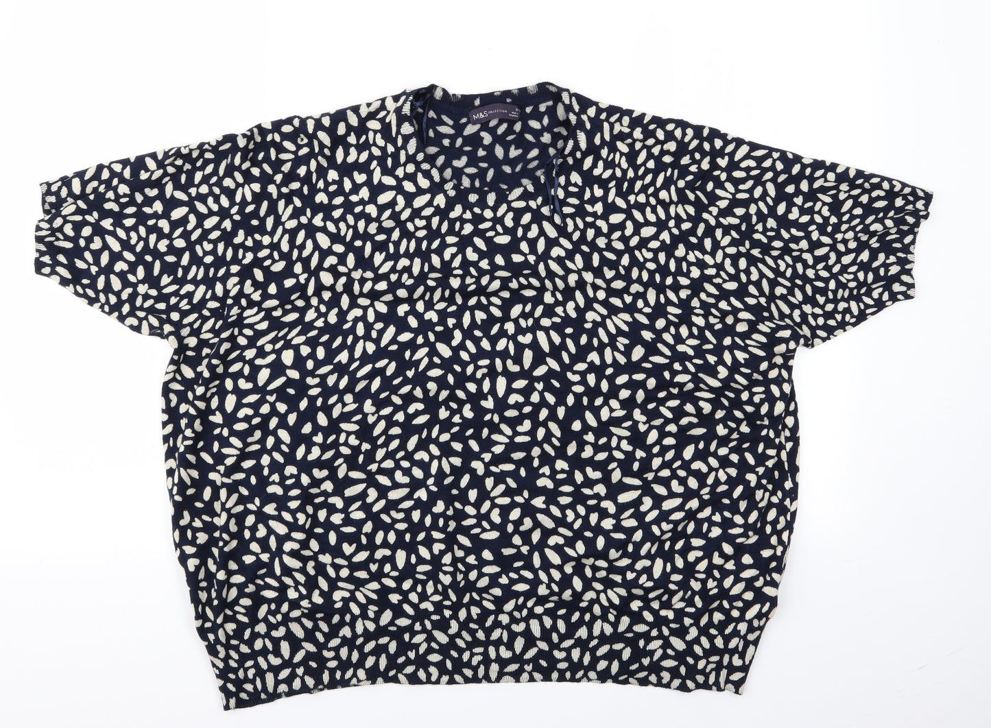Marks and Spencer Womens Multicoloured Floral  Pullover Jumper Size 24  - Marks and Spencer