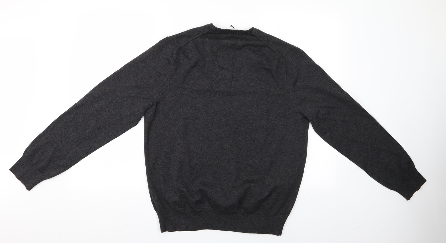 Marks and Spencer Mens Grey   Pullover Jumper Size L  - Marks and Spencer