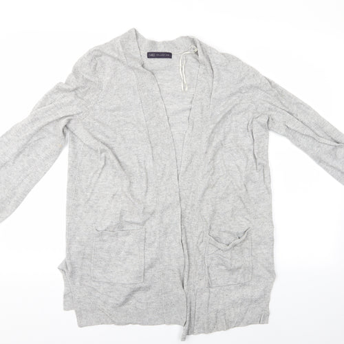 Marks and Spencer Womens Grey   Cardigan Jumper Size M  - Longline Cardigan