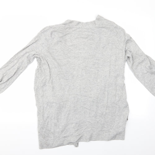 Marks and Spencer Womens Grey   Cardigan Jumper Size M  - Longline Cardigan