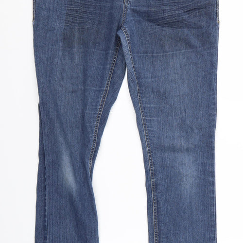 DP Denim Womens Blue   Straight Jeans Size 10 L28 in - DP Denim