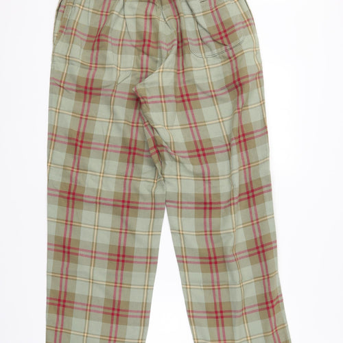 Boden Mens Green Check  Trousers  Size M L30 in