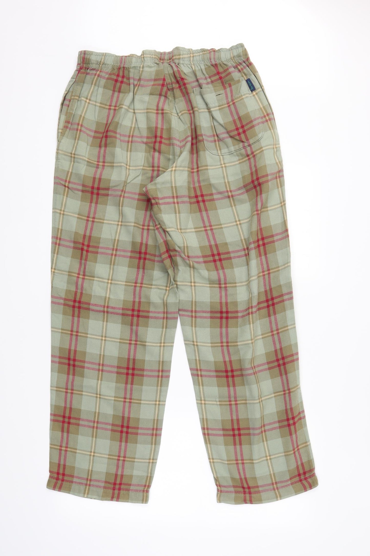 Boden Mens Green Check  Trousers  Size M L30 in