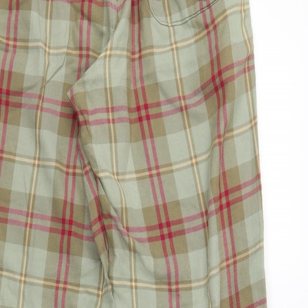 Boden Mens Green Check  Trousers  Size M L30 in