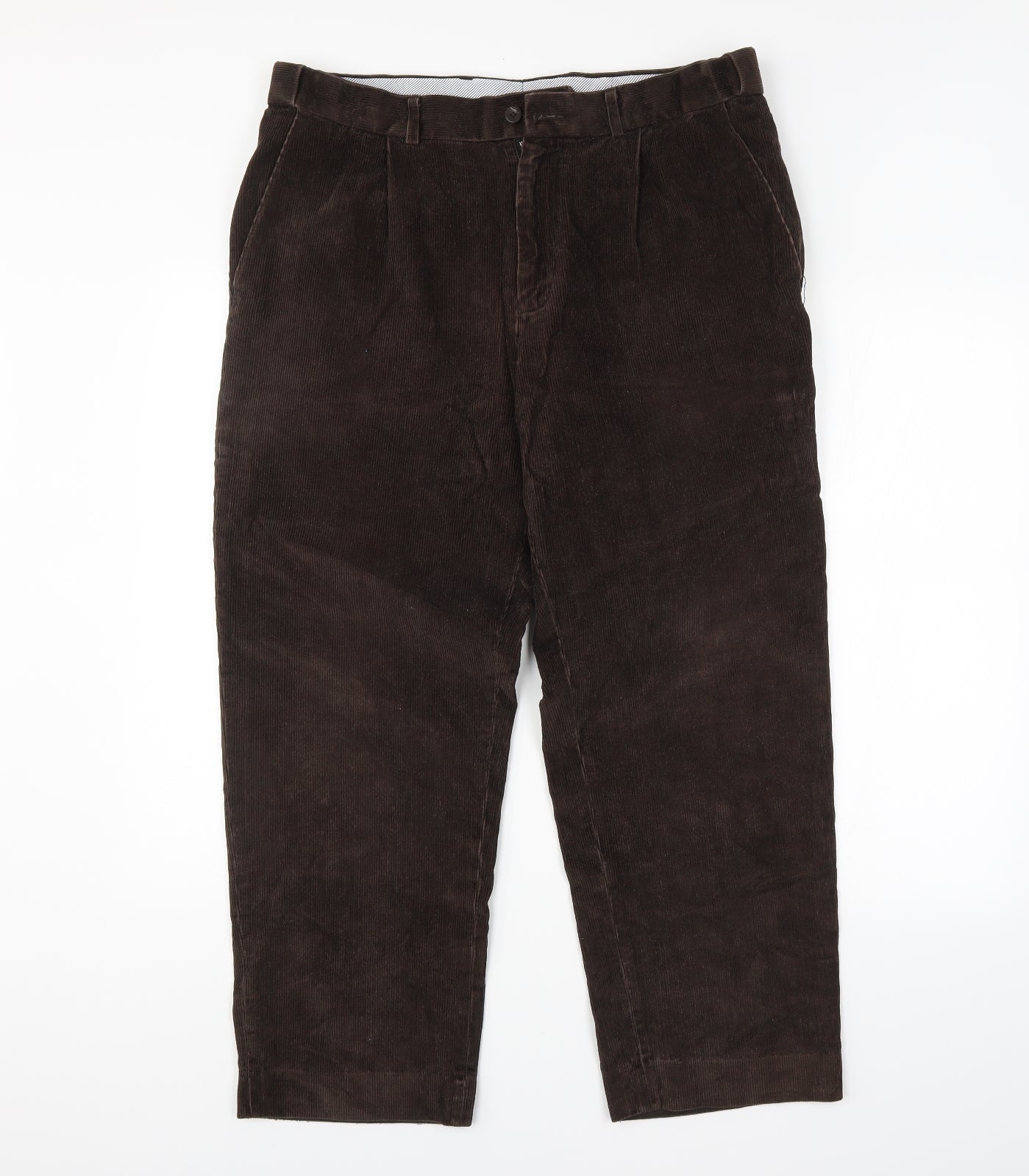 Maine Mens Brown   Trousers  Size 36 L28 in