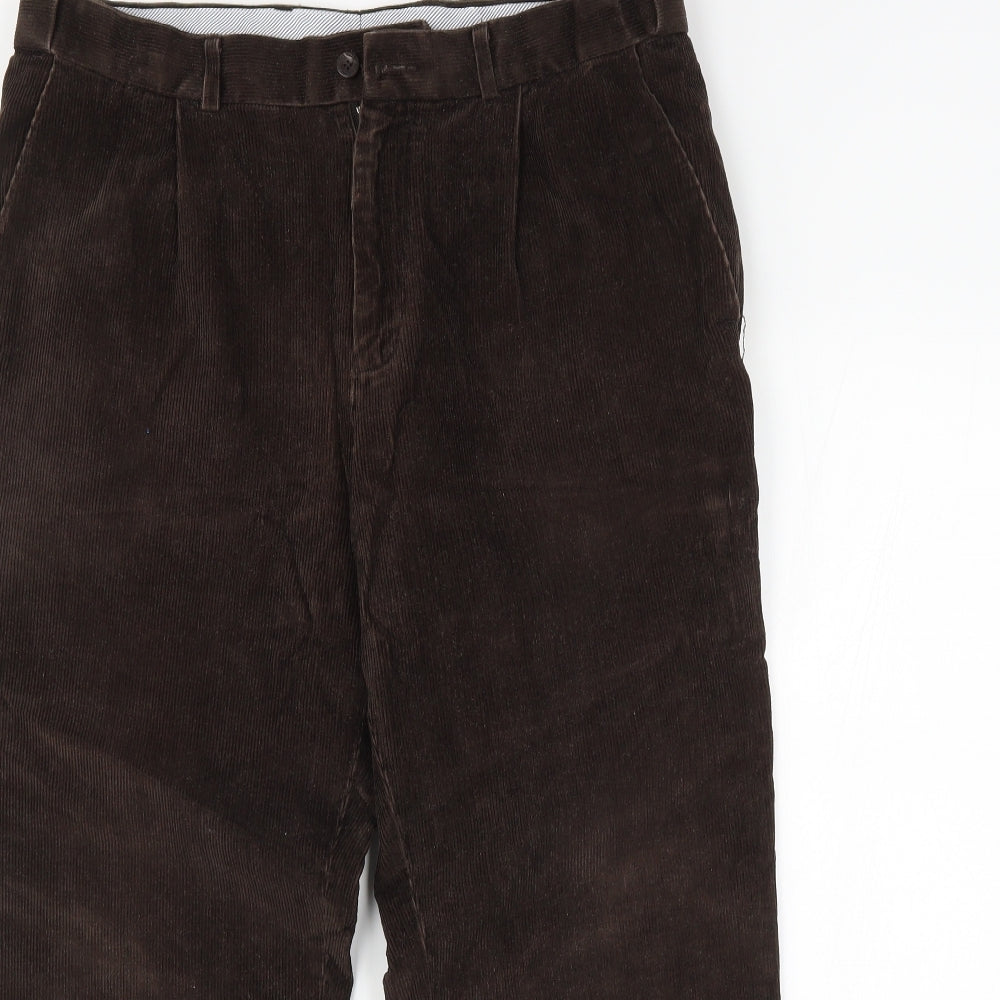 Maine Mens Brown   Trousers  Size 36 L28 in