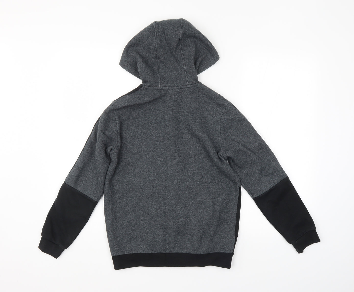 adidas Boys Grey Spotted  Full Zip Hoodie Size 11-12 Years