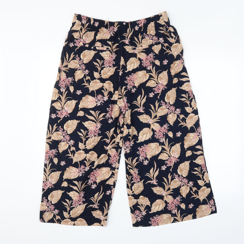 MNG Womens Multicoloured Floral  Bloomer Trousers Size L L24 in
