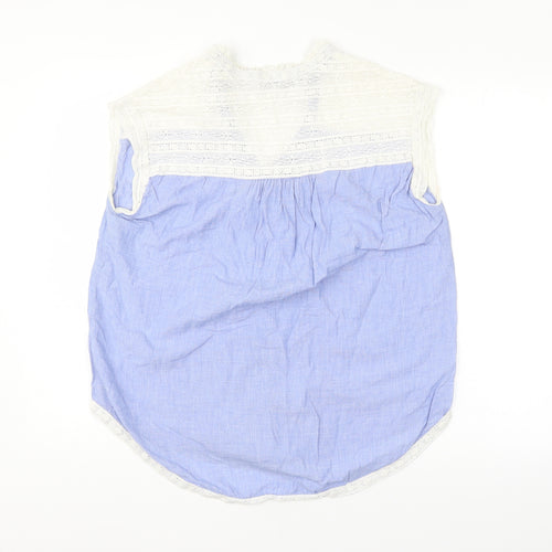 Preworn Womens Blue   Basic Blouse Size M