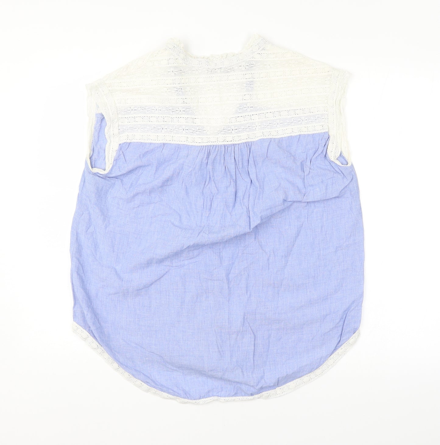 Preworn Womens Blue   Basic Blouse Size M