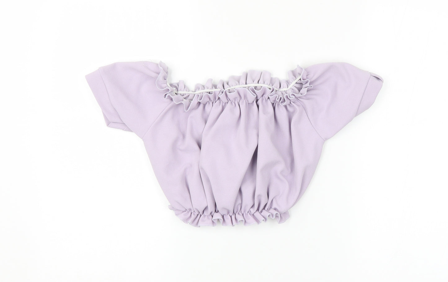 New Look Womens Purple   Cropped Blouse Size 8