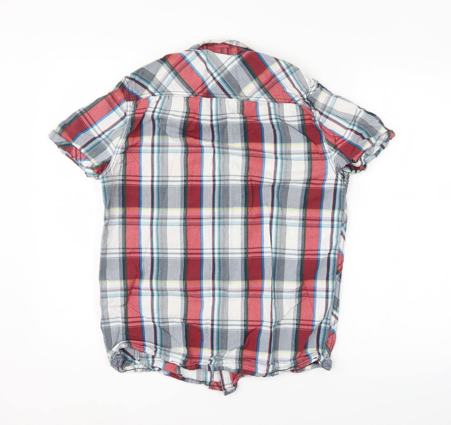 F&F Mens Multicoloured Check   Button-Up Size S