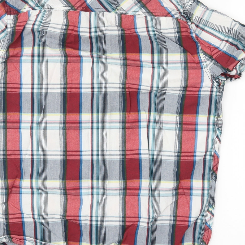 F&F Mens Multicoloured Check   Button-Up Size S