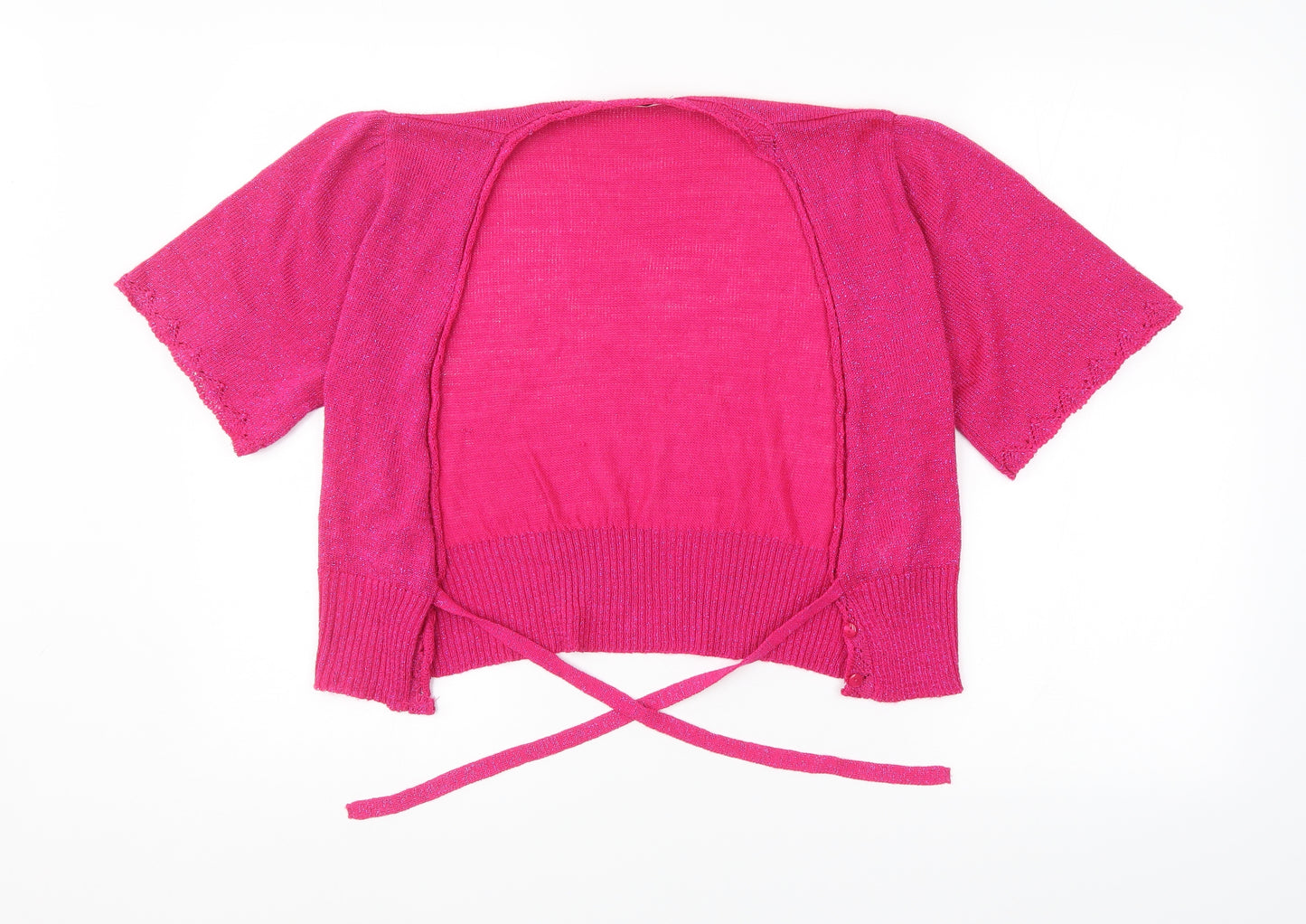 Essential Style Womens Pink   Cardigan Jumper Size 16