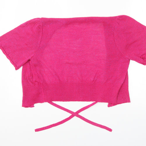 Essential Style Womens Pink   Cardigan Jumper Size 16