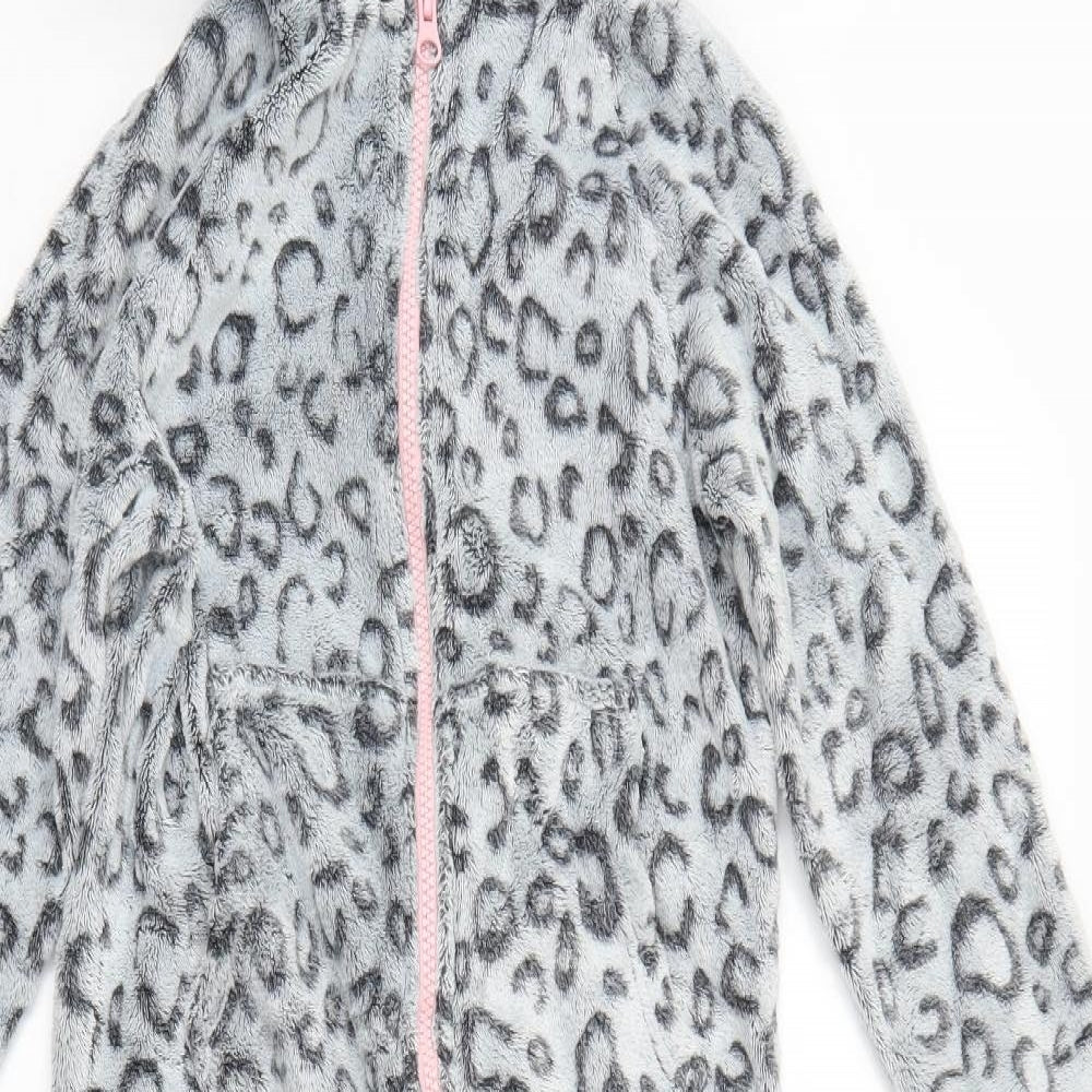 NEXT Girls Grey Animal Print   One Piece