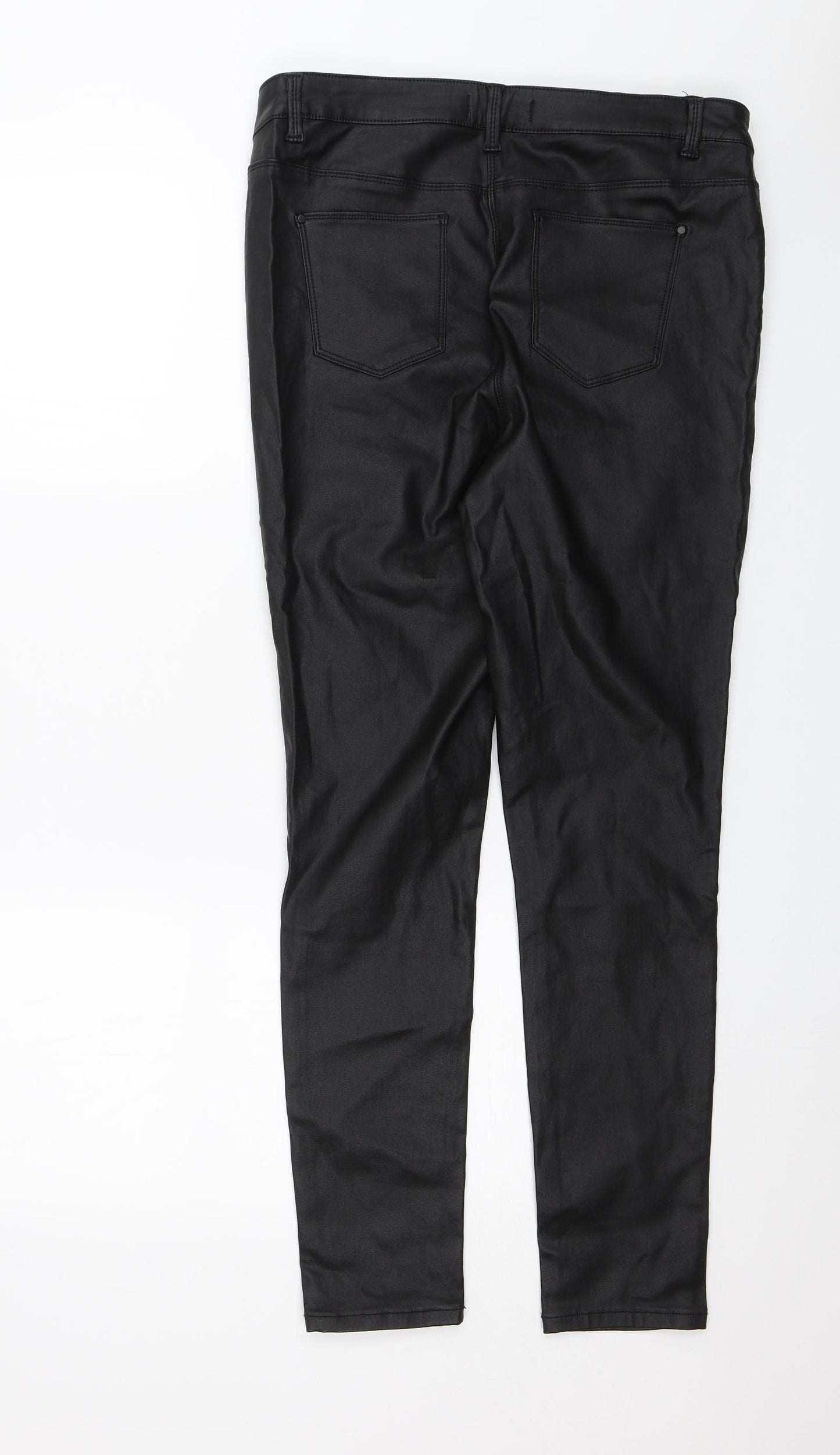 Nutmeg Womens Black   Skinny Jeans Size 16 L27 in