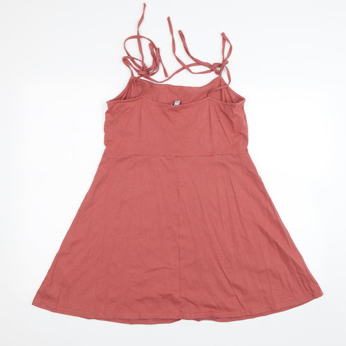 ASOS Womens Pink   Skater Dress  Size 16