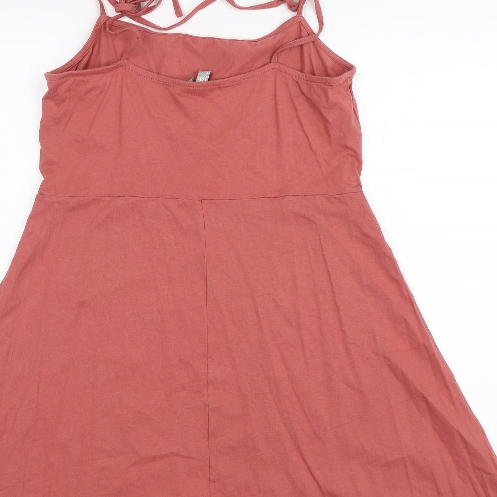 ASOS Womens Pink   Skater Dress  Size 16