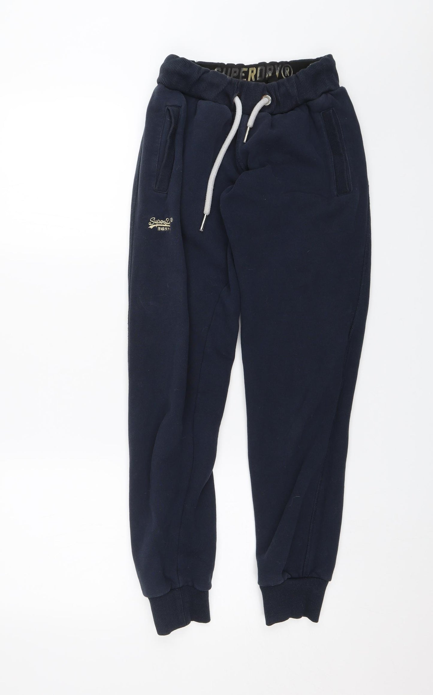 Superdry Womens Blue   Sweatpants Trousers Size 10 L29 in