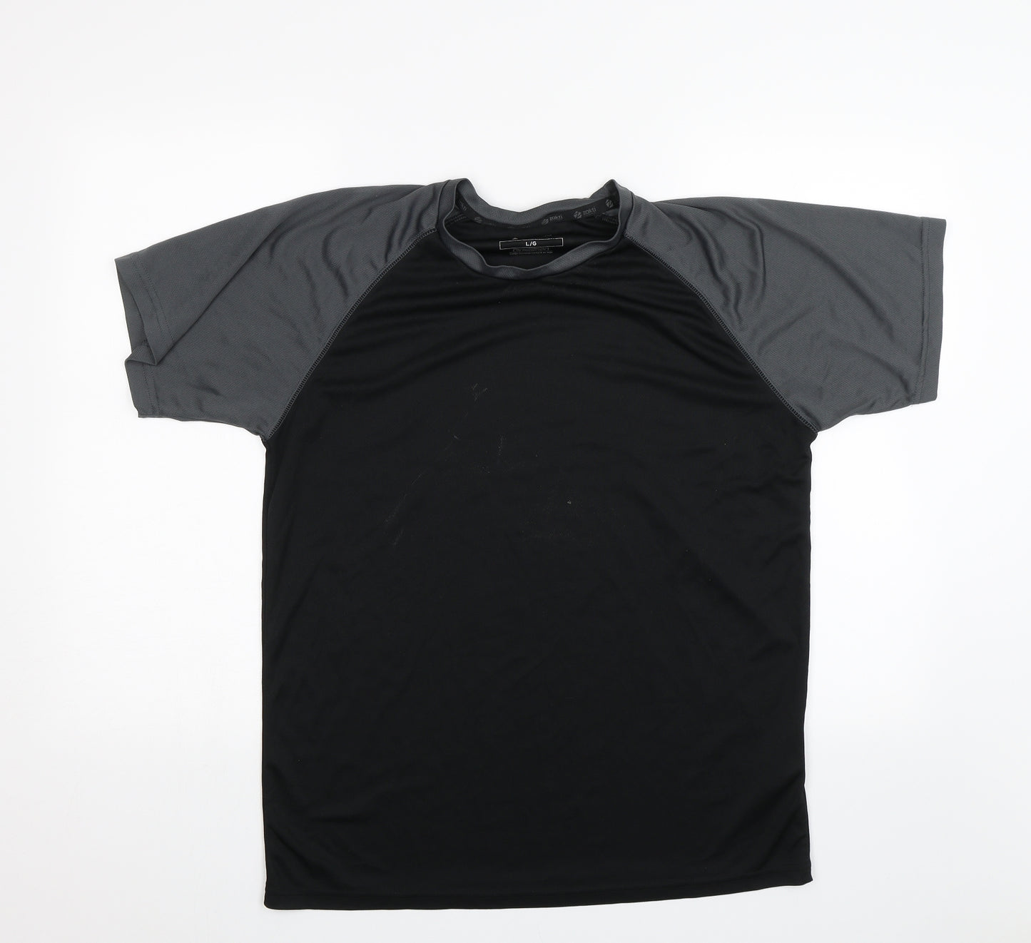 Zakti Womens Black   Basic T-Shirt Size L