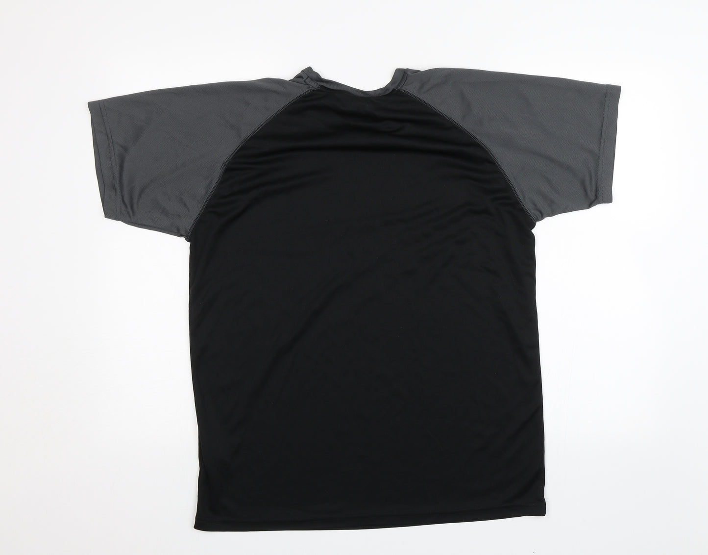 Zakti Womens Black   Basic T-Shirt Size L