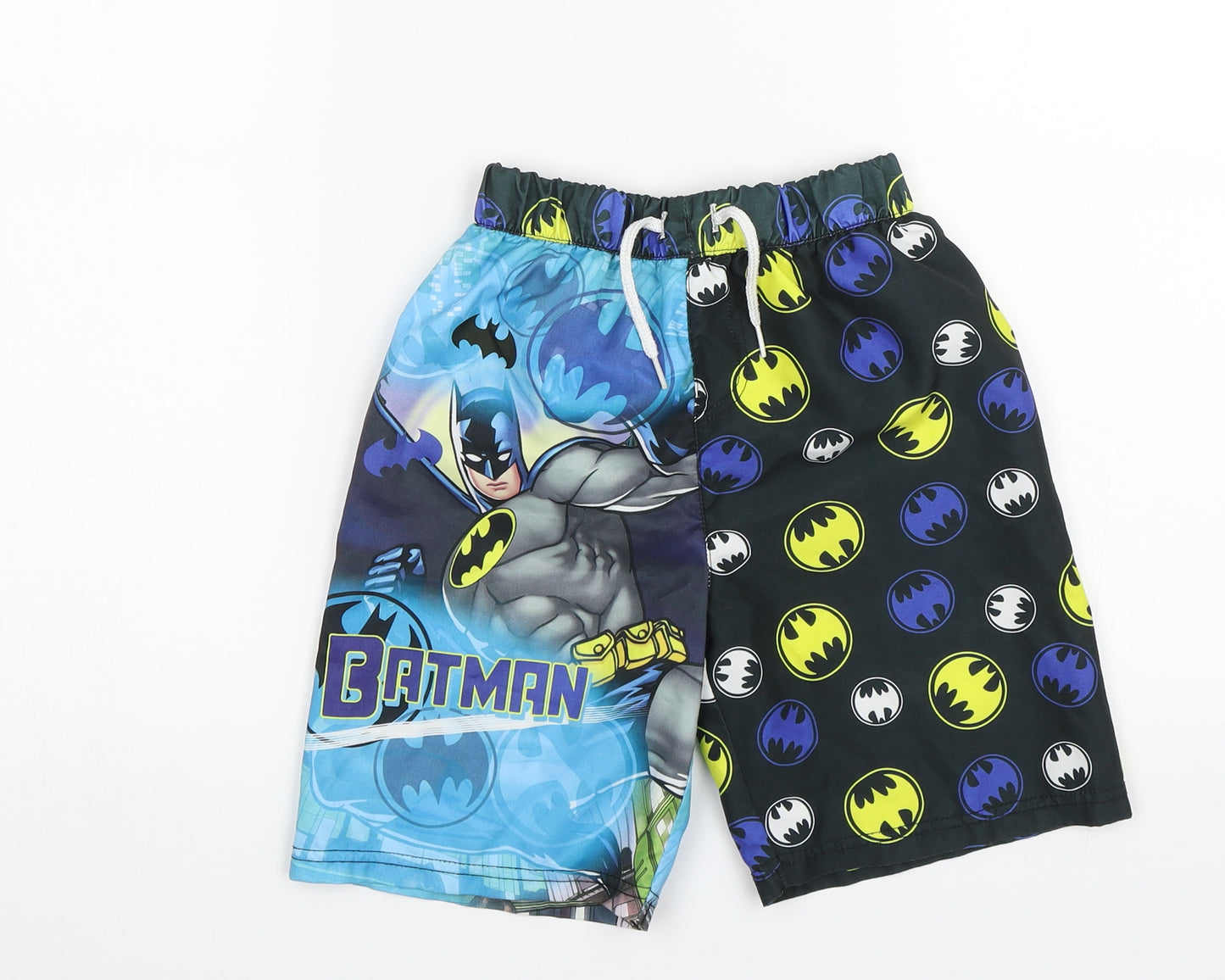 Batman Boys Blue   Bermuda Shorts Size 7-8 Years - Batman
