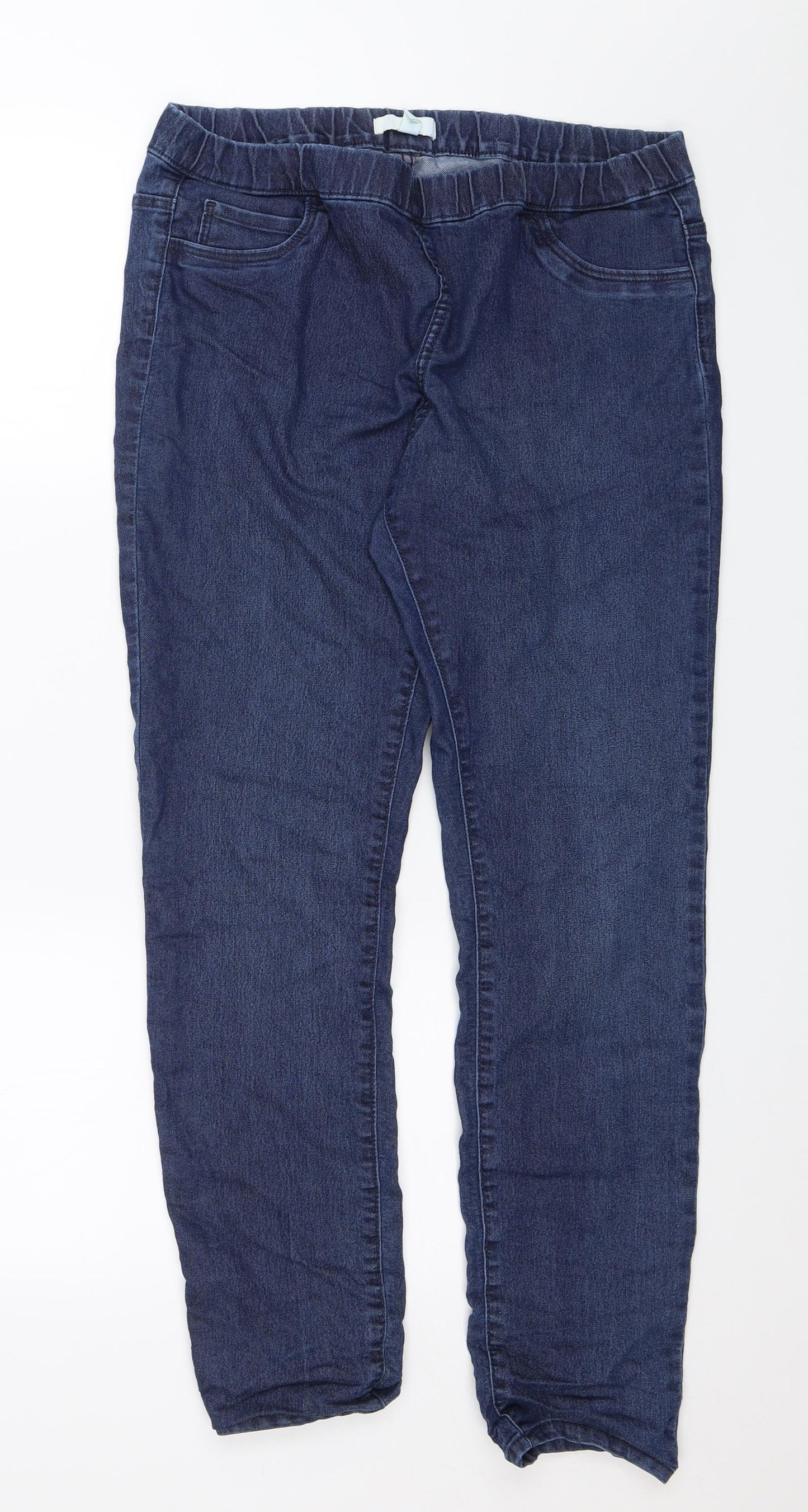 H&M Womens Blue   Jegging Jeans Size 16 L28 in