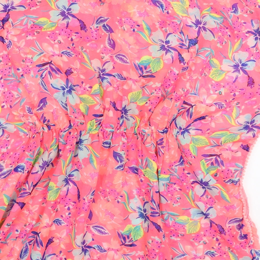 Primark Girls Pink Floral  Shift  Size 11-12 Years