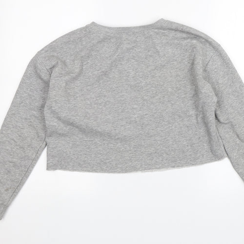 New Look Girls Grey   Pullover Jumper Size 12-13 Years  - GRL PWR