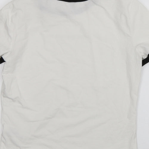 Divided Womens White   Basic T-Shirt Size S