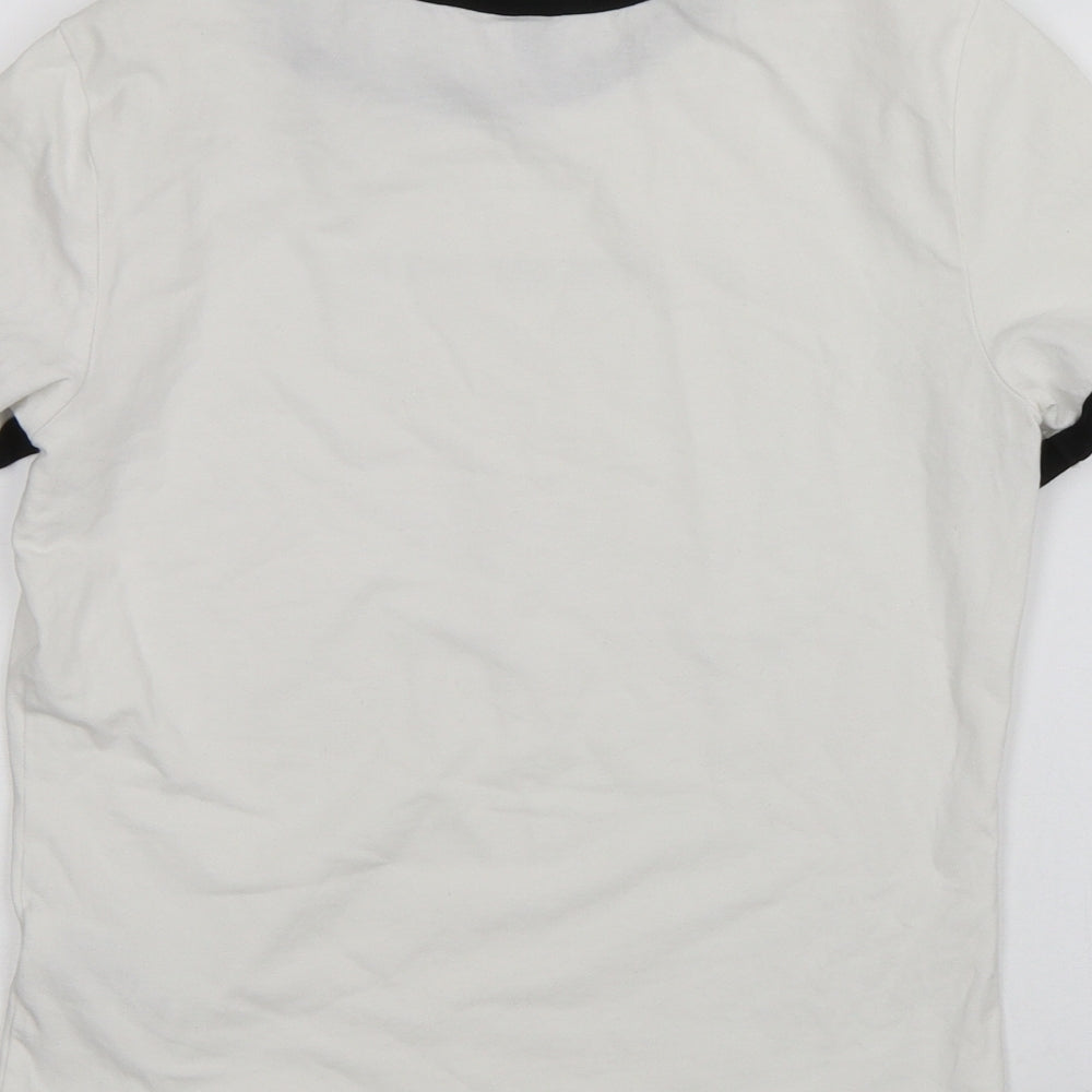 Divided Womens White   Basic T-Shirt Size S