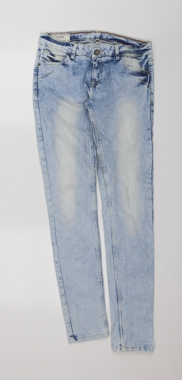Review Womens Blue Skinny Jeans Size 29 in L31 in
