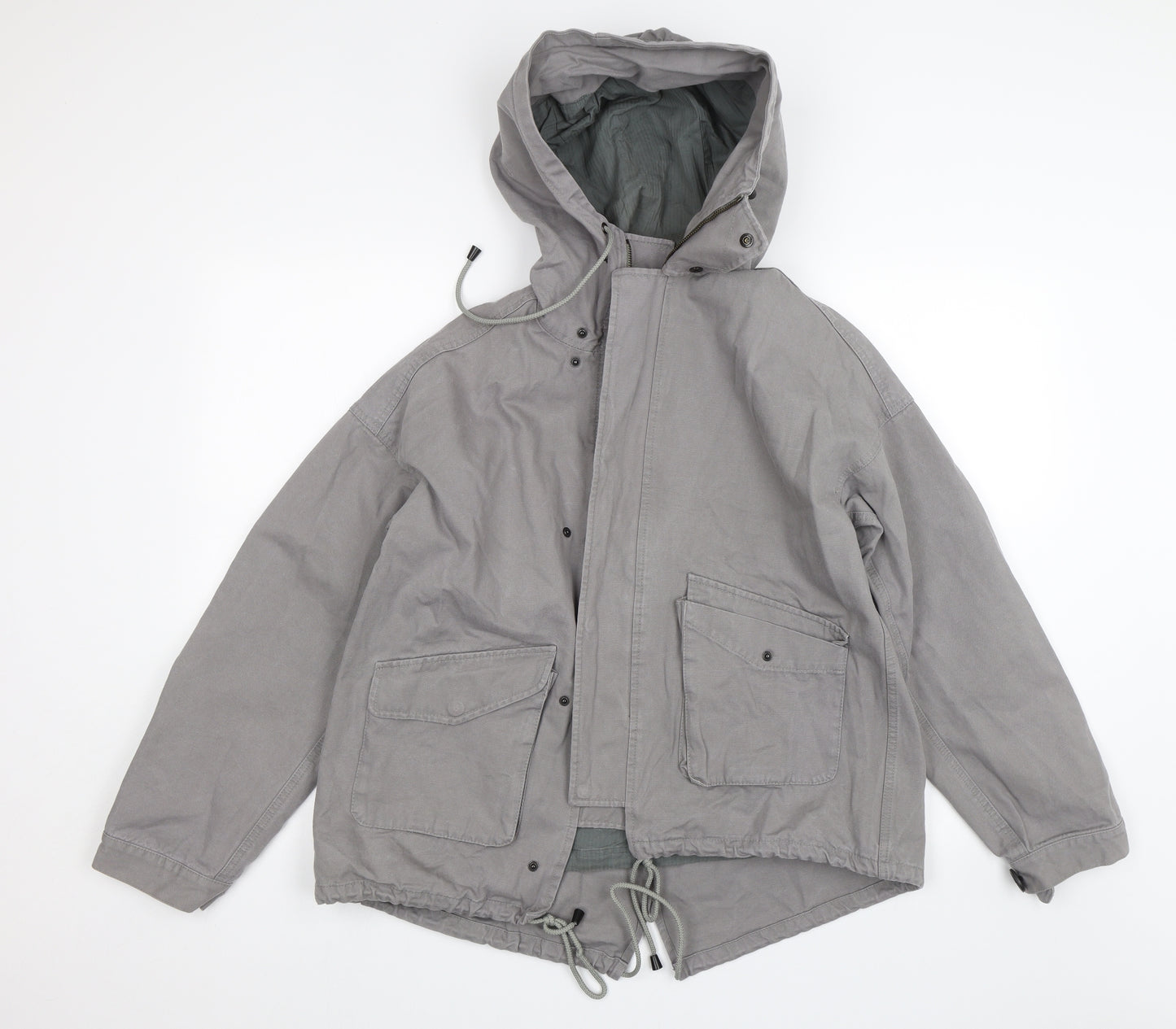 Comptoir des Cotonniers Womens Grey   Overcoat Jacket Size 8  - Size 1