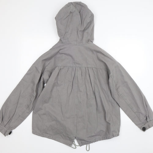 Comptoir des Cotonniers Womens Grey   Overcoat Jacket Size 8  - Size 1