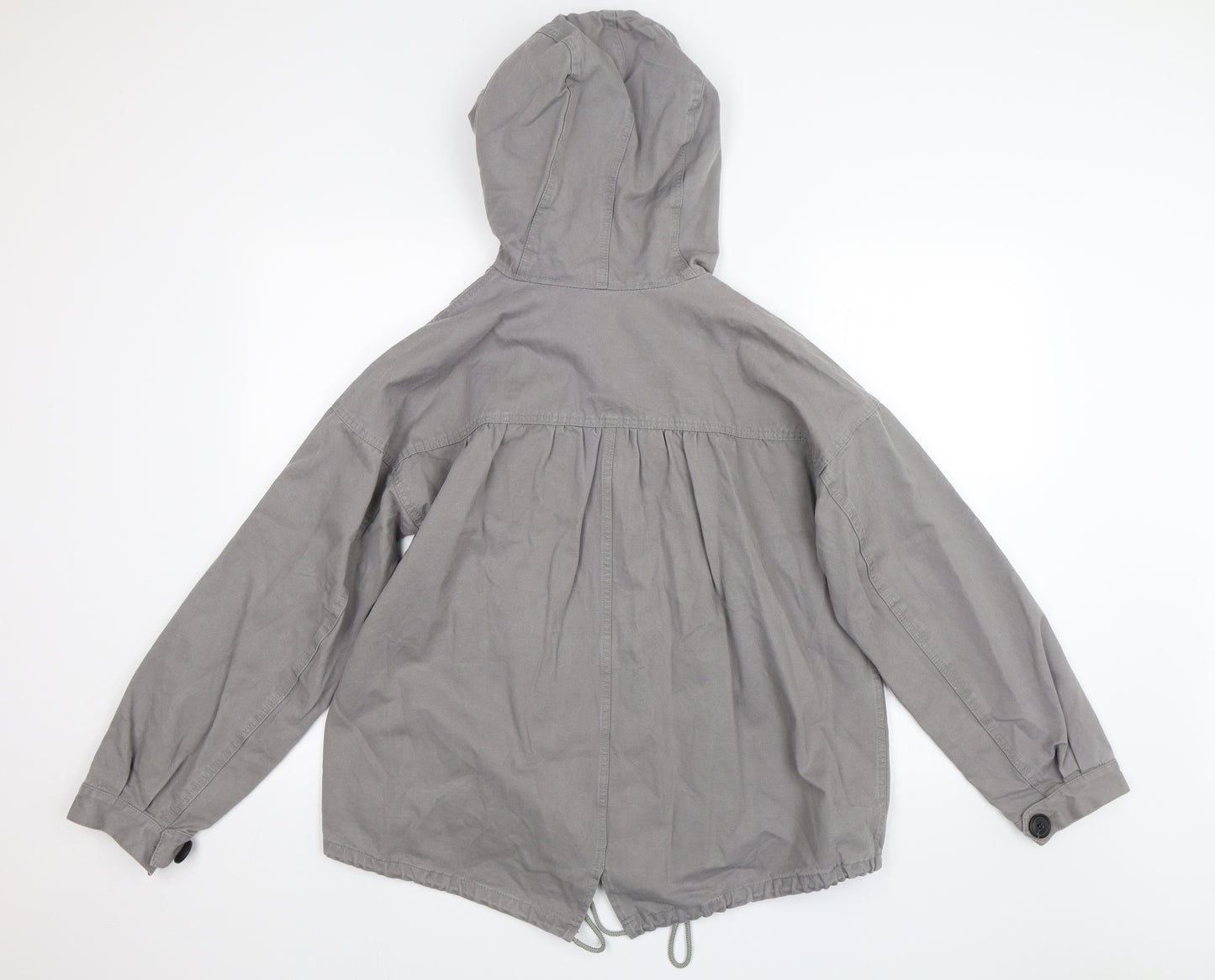 Comptoir des Cotonniers Womens Grey   Overcoat Jacket Size 8  - Size 1