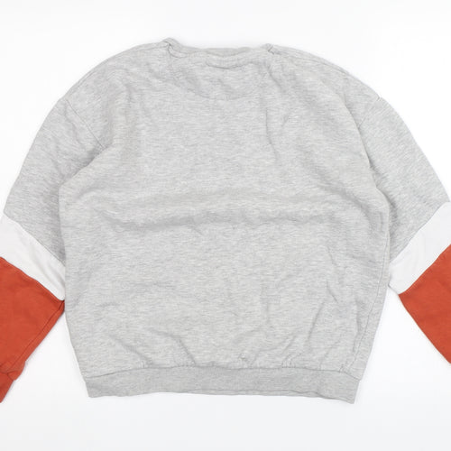 M&S Girls Grey   Pullover Jumper Size 11-12 Years
