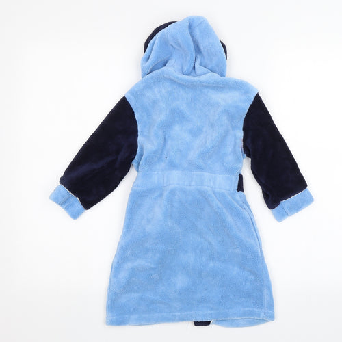 Mothercare Boys Blue Solid   Robe Size 2-3 Years  - Mr Men