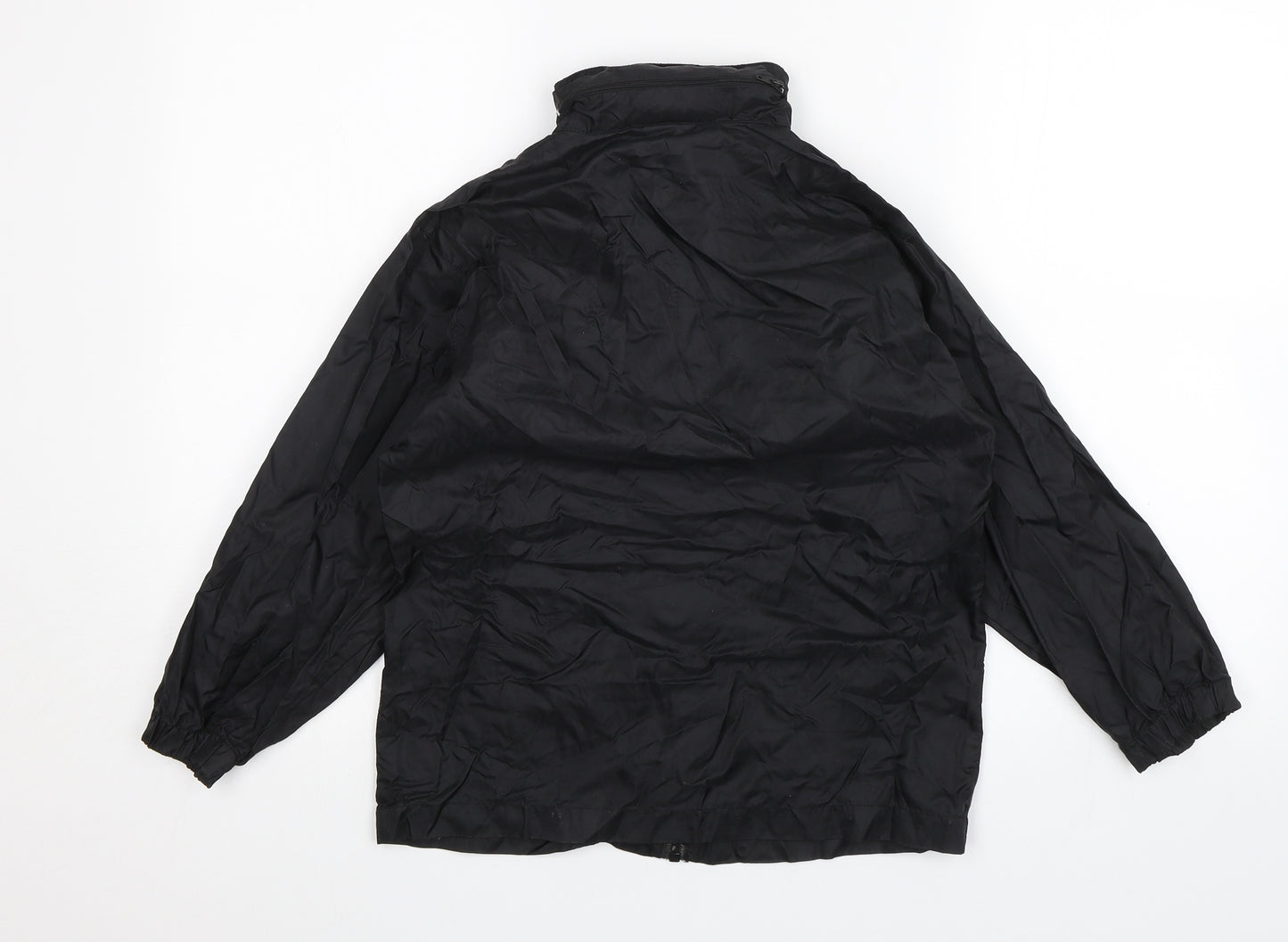 Donnay Boys Black   Rain Coat Jacket Size 5-6 Years