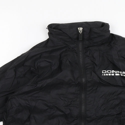 Donnay Boys Black   Rain Coat Jacket Size 5-6 Years