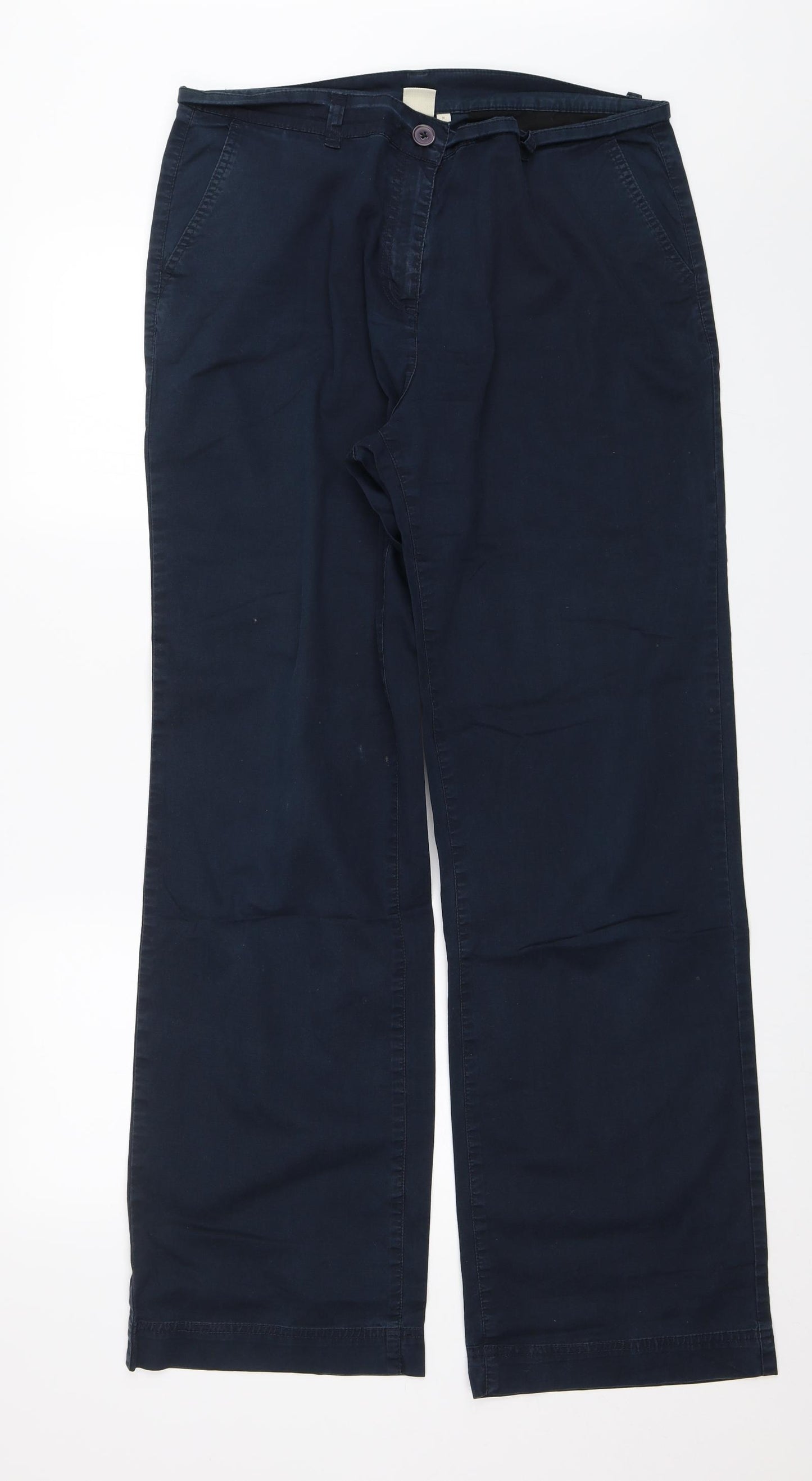 Cotton Traders Womens Blue   Trousers  Size 16 L32 in