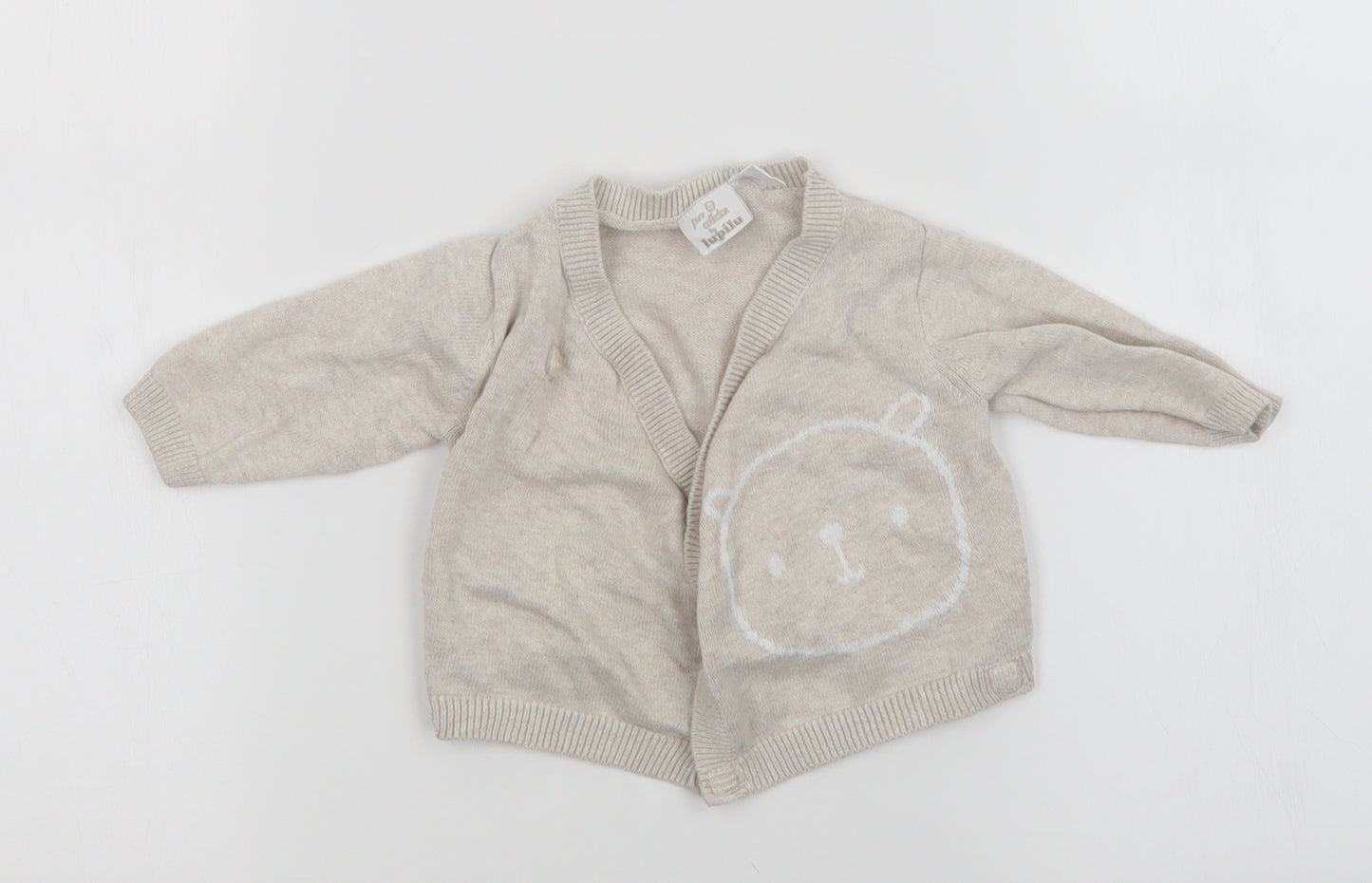 Lupilu Baby Beige   Cardigan Jumper Size 0-3 Months
