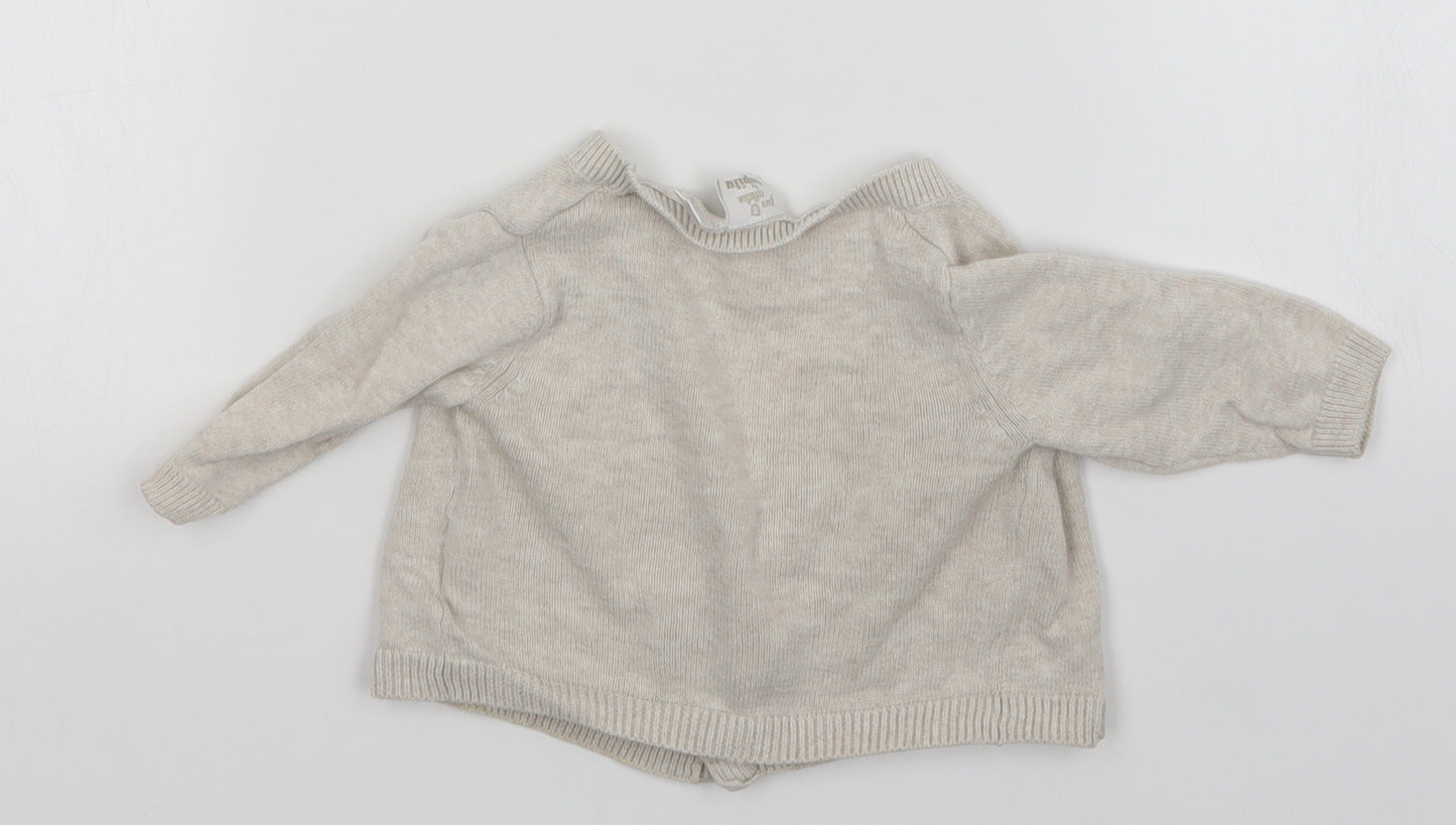 Lupilu Baby Beige   Cardigan Jumper Size 0-3 Months