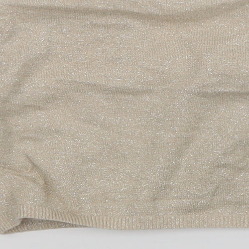 NEXT Girls Gold   Cardigan Jumper Size 9-10 Years