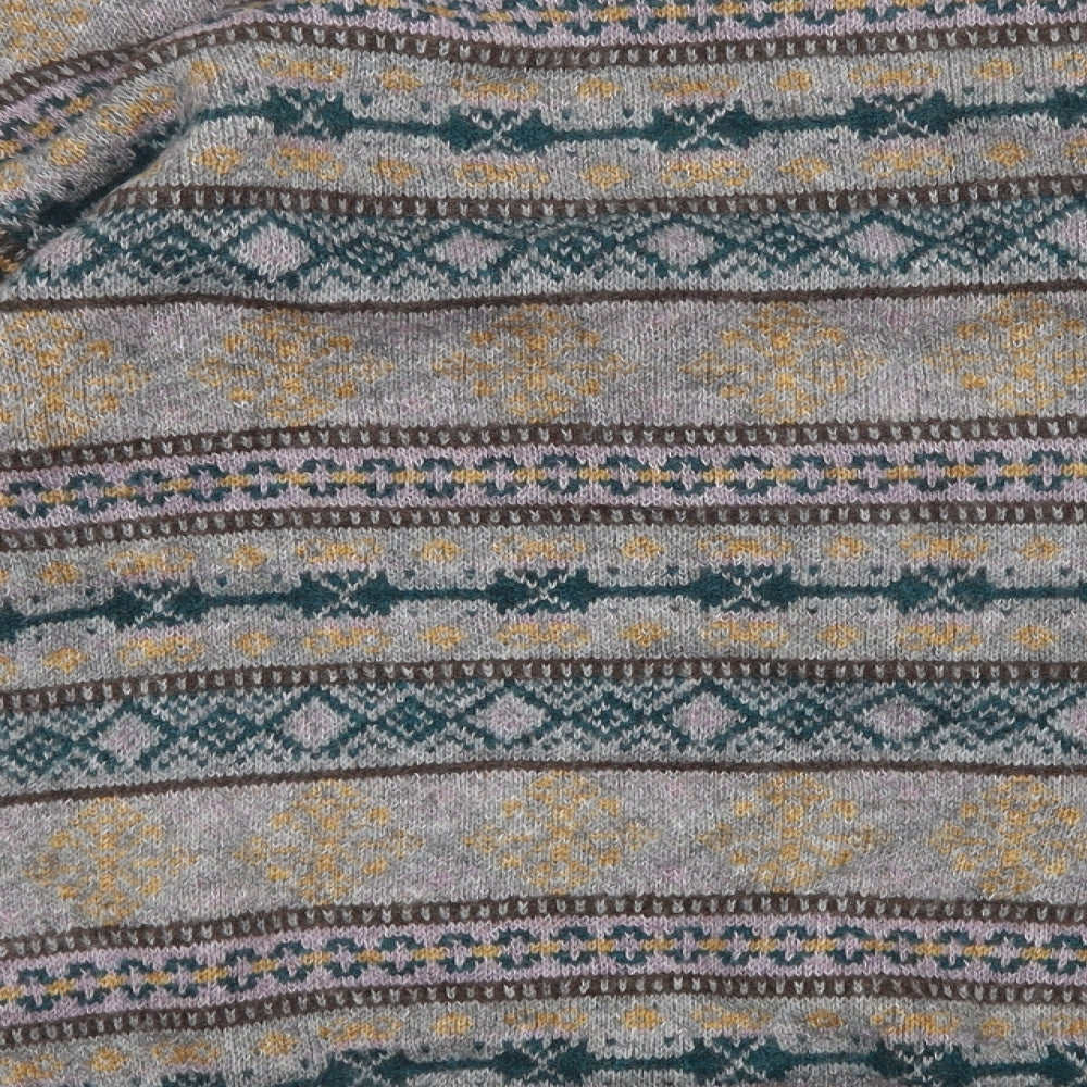 Zara Mens Multicoloured Floral  Cardigan Jumper Size M