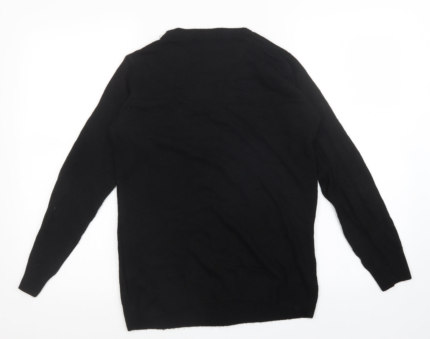 Primark Boys Black   Pullover Jumper Size 12-13 Years  - Christmas