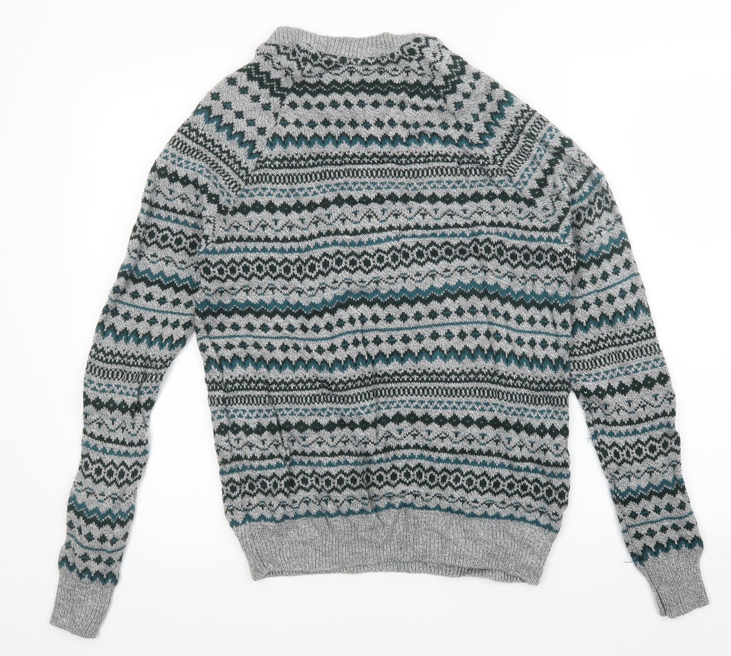 Topman Mens Multicoloured Argyle/Diamond  Pullover Jumper Size S