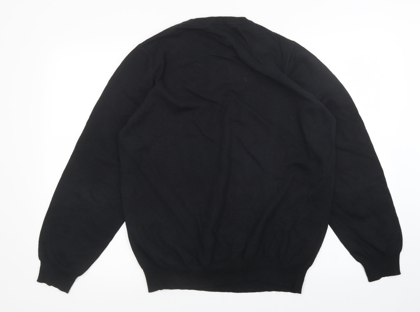 M&S Mens Black   Pullover Jumper Size L