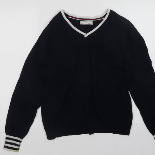 Zara Mens Blue   Pullover Jumper Size M
