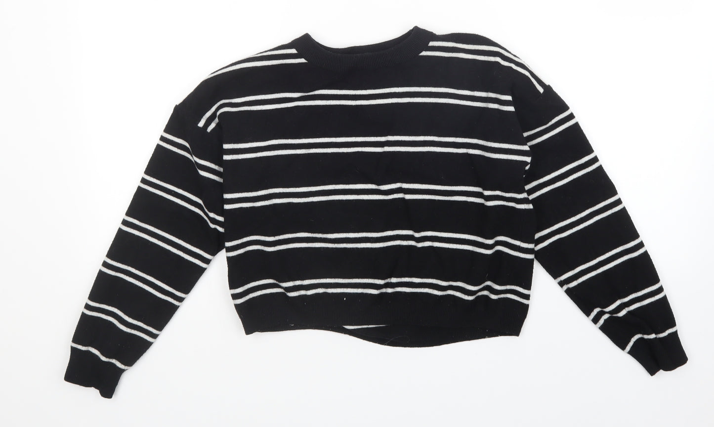 New Look Girls Multicoloured Striped  Pullover Jumper Size 14-15 Years